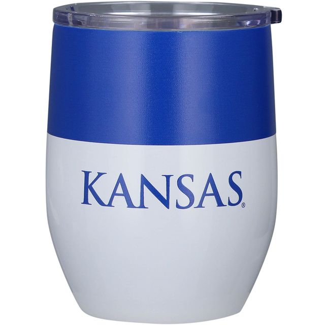 Kansas Jayhawks 16 oz. Gobelet incurvé en acier inoxydable Colorblock