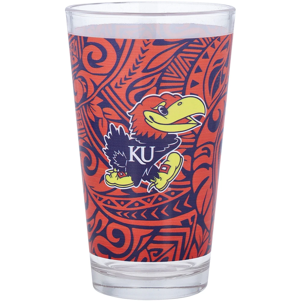 Kansas Jayhawks 16 oz. Verre à pinte Ohana