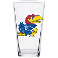 Kansas Jayhawks 16oz. Verre de pinte de répétition des anciens