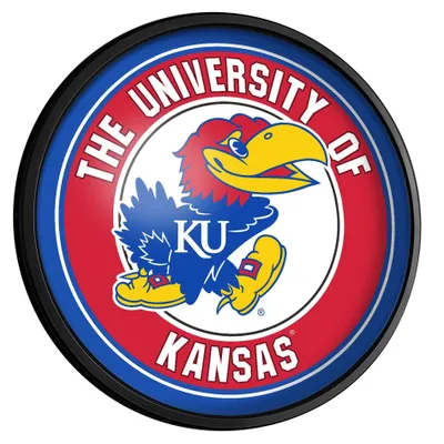 Kansas Jayhawks 18'' x 18'' Slimline Illuminated Wall Sign