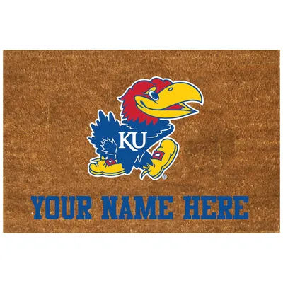 Kansas Jayhawks 19.5'' x 29.5'' Personalized Door Mat