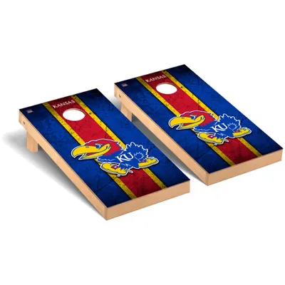 Kansas Jayhawks 2' x 4' Vintage Regulation Cornhole Board Set