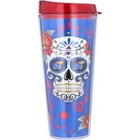 Kansas Jayhawks 22oz. Día de los Muertos Tumbler