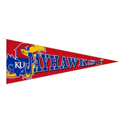 Kansas Jayhawks 24'' Wood Pennant