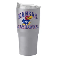 Kansas Jayhawks 30oz. Stone Powder Coat Tumbler