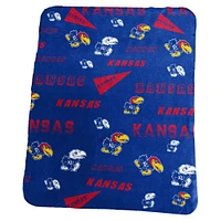 Couverture polaire classique Kansas Jayhawks 50" x 60"