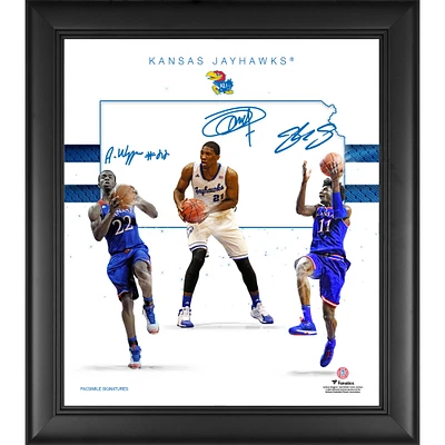 Kansas Jayhawks Framed 15" x 17" Franchise Foundations Collage