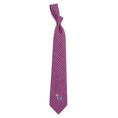 Kansas Jayhawks Gingham Tie