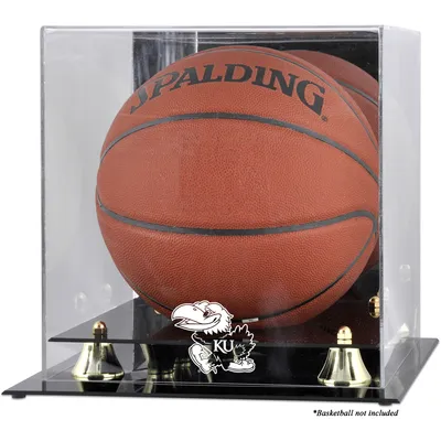 Kansas Jayhawks Fanatics Authentic Golden Classic Basketball Logo Display Case with Mirror Back