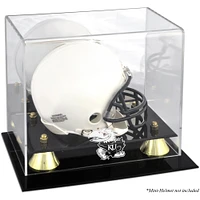 Kansas Jayhawks Golden Classic Logo Mini Helmet Display Case