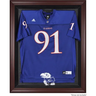 Kansas Jayhawks Fanatics Authentic Mahogany Framed Logo Jersey Display Case