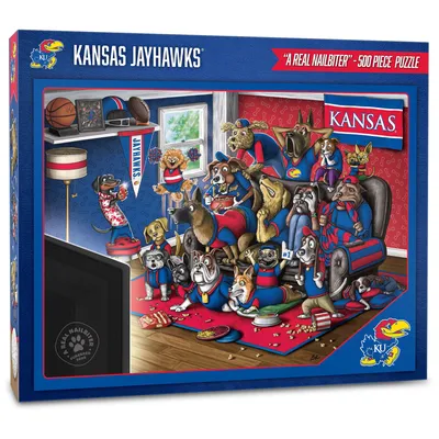 Kansas Jayhawks Purebred Fans 18'' x 24'' A Real Nailbiter 500-Piece Puzzle