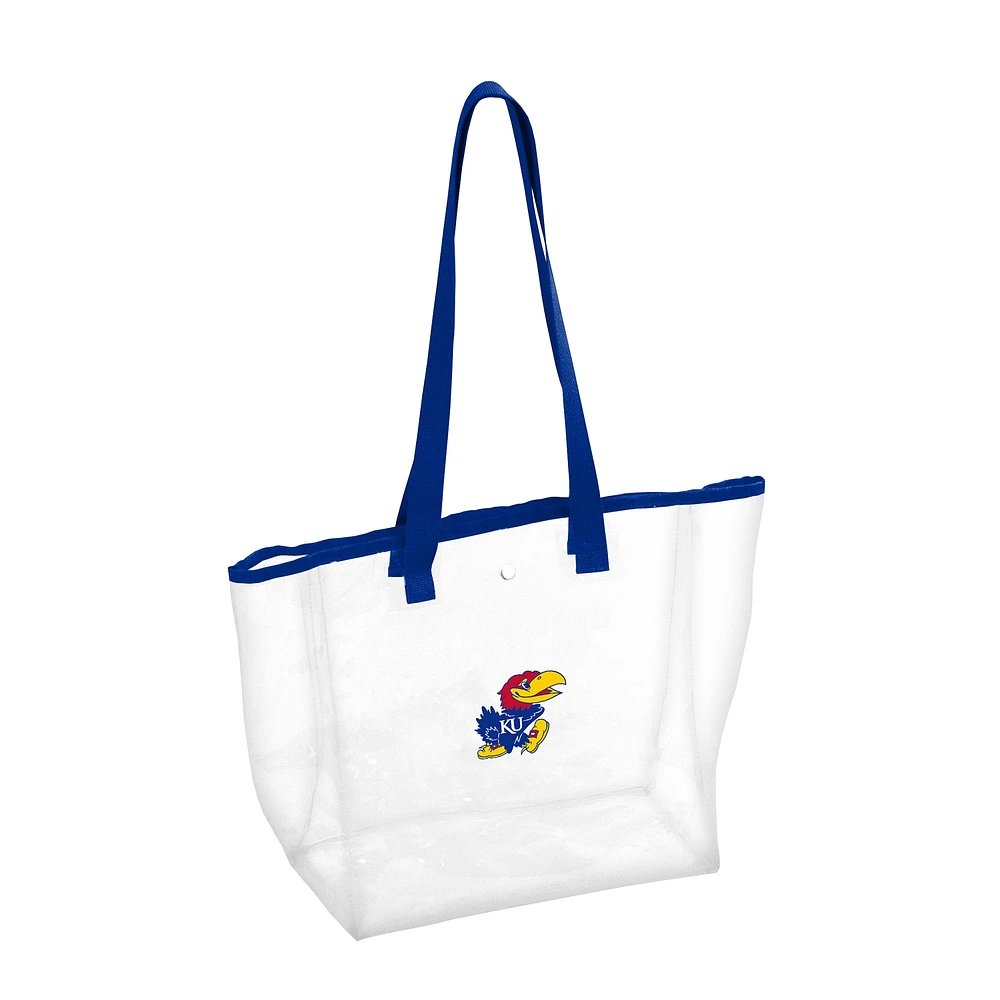 Kansas Jayhawks Stadium Clear Tote Bag