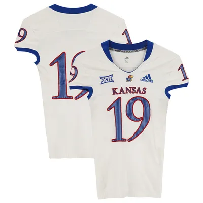  Kansas Jayhawks Team-Issued #59 White Jersey from the