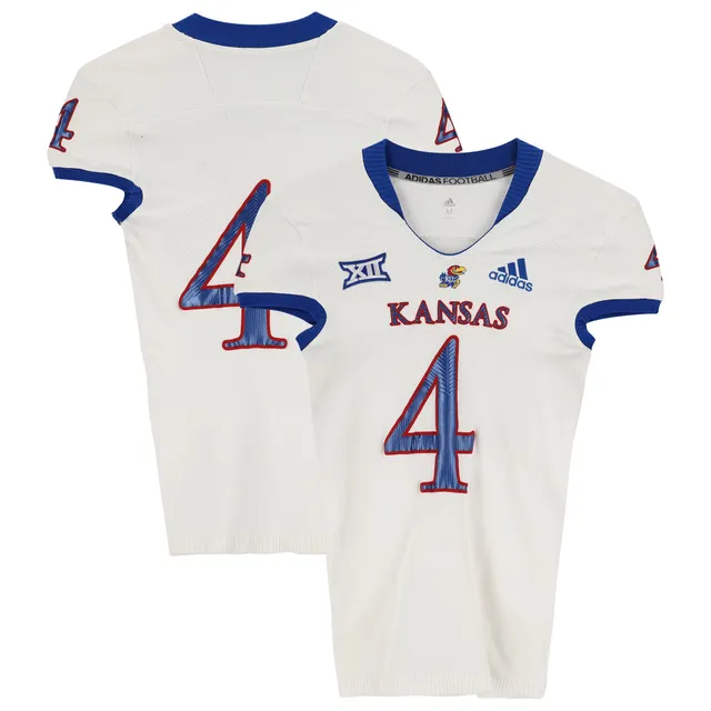  Kansas Jayhawks Team-Issued #59 White Jersey from the