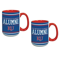 Kansas Jayhawks Two-Pack Alumni Mug Set