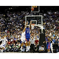 Mario Chalmers Kansas Jayhawks Unsigned 2008 NCAA Men's National Championship Tying Shot Photograph