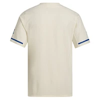 Maillot de baseball réplique des Kansas Jayhawks couleur crème adidas pour homme