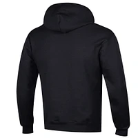 Men's Champion  Black Kansas Jayhawks Arch Over Logo Pullover Hoodie
