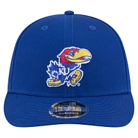 Casquette Snapback 9FIFTY Low Profile Royal Kansas Jayhawks de New Era pour homme