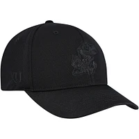 Men's Top of the World  Black Kansas Jayhawks Reflex Performance Flex Hat