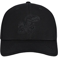 Men's Top of the World  Black Kansas Jayhawks Reflex Performance Flex Hat