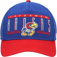 Men's '47 Royal Kansas Jayhawks Double Header Hitch Adjustable Hat