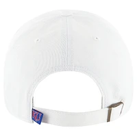 Men's '47 White Kansas Jayhawks Clean Up Adjustable Hat