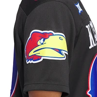 Men's adidas #00 Black Kansas Jayhawks Alternate Premier Jersey