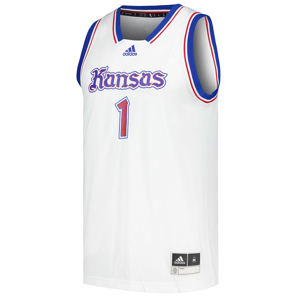 Maillot de basket-ball Adidas # Kansas Jayhawks Swingman pour homme