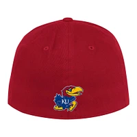 Casquette Adidas Kansas Jayhawks Chant Flex pour hommes, rouge