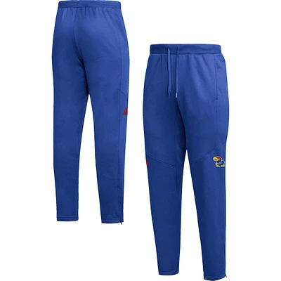 Men's adidas  Royal Kansas Jayhawks 2023 Travel AEROREADY Tapered Pants