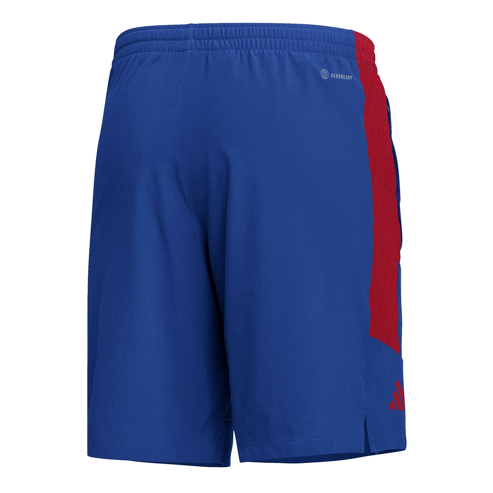 Short adidas Royal Kansas Jayhawks AEROREADY pour homme