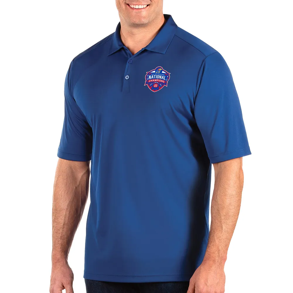 Men's Fanatics Branded Royal Kansas Jayhawks 2022 NCAA Basketball National Champions Schedule T-Shirt Size: Large