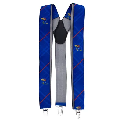 Kansas Jayhawks Suspenders - Blue