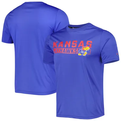 T-shirt Champion Royal Kansas Jayhawks Impact Knockout pour homme