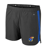 Men's Colosseum Charcoal Kansas Jayhawks Langmore Shorts