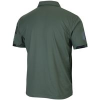 Men's Colosseum Green Kansas Jayhawks OHT Military Appreciation Echo Polo