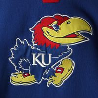 Men's Colosseum Royal Kansas Jayhawks 2.0 Lace-Up Pullover Hoodie