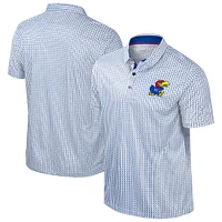 Men's Colosseum Royal Kansas Jayhawks Big & Tall Marty Rival Polo