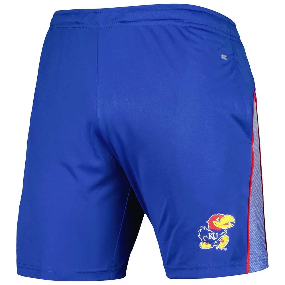 Men's Colosseum Royal Kansas Jayhawks Laws of Physics Shorts