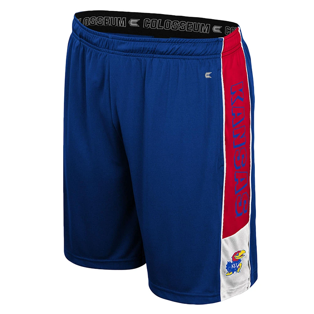 Men's Colosseum Royal Kansas Jayhawks Quantum Shorts