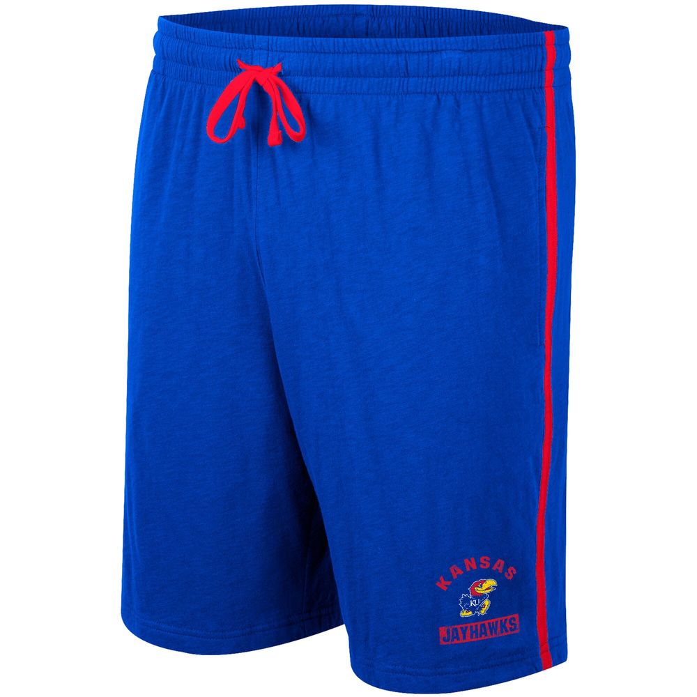 Men's Colosseum Royal Kansas Jayhawks Thunder Slub Shorts