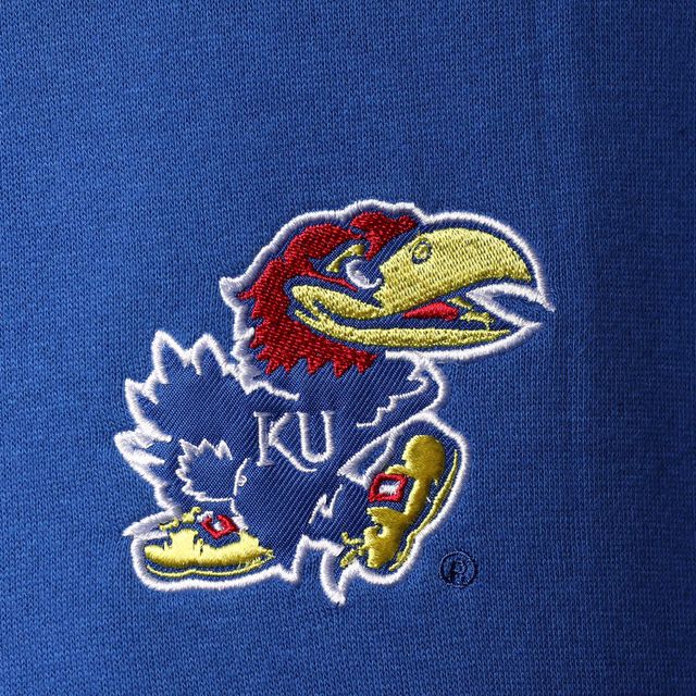 Veste Colosseum Royal Kansas Jayhawks Tortugas Logo Quarter-Zip pour homme