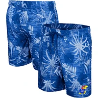 Men's Colosseum Royal Kansas Jayhawks What Else is New Swim Shorts