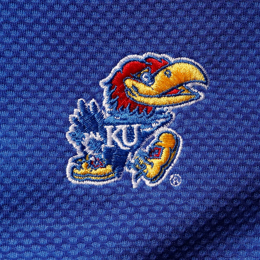 Columbia Royal Kansas Jayhawks Scorecard Veste à quart de zip pour homme