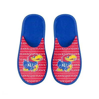 Kansas Jayhawks FOCO Scuff Logo Slide Slippers