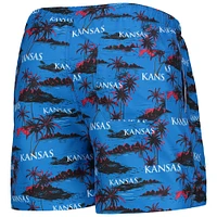 Maillot de bain FOCO Royal Kansas Jayhawks Island Palm pour homme