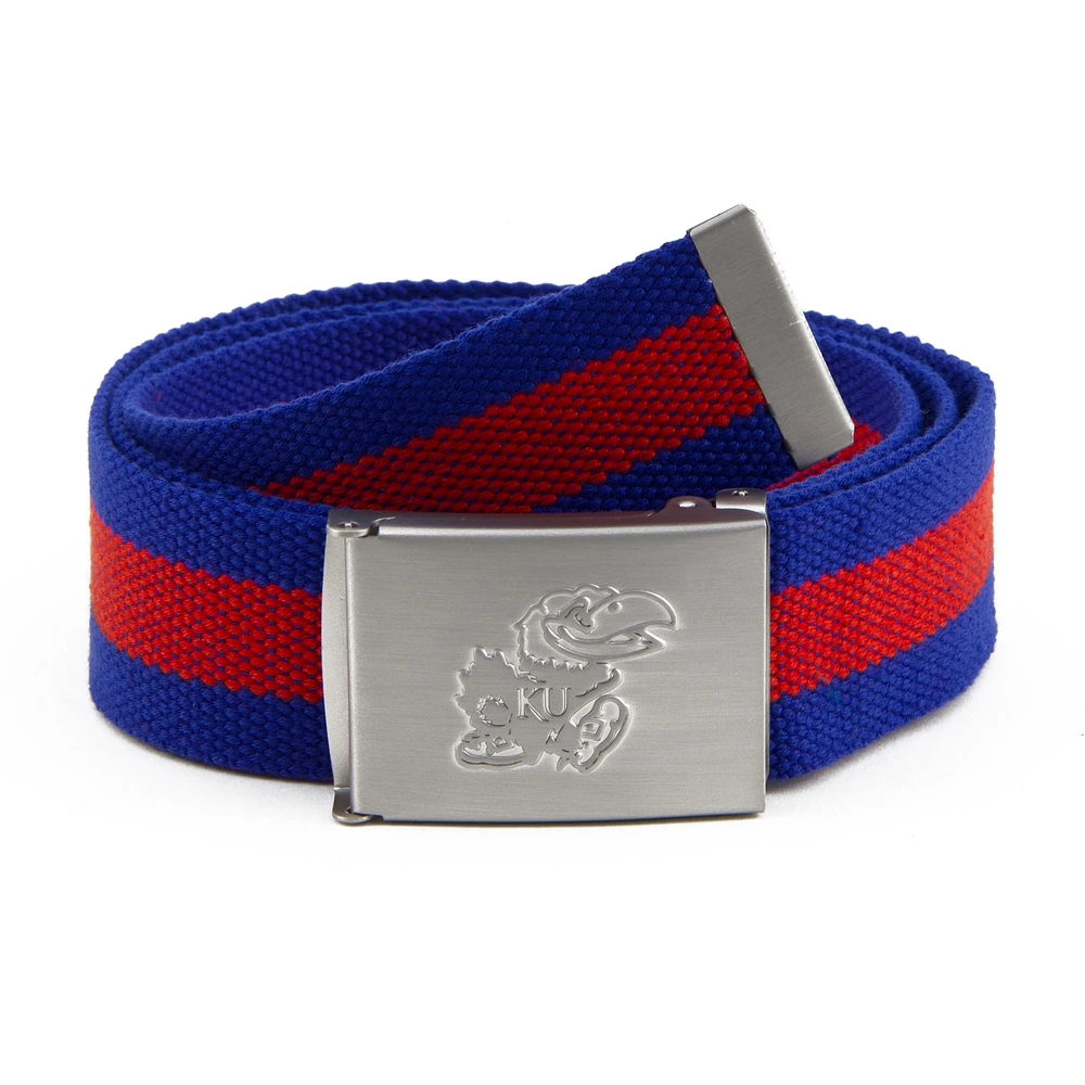 Men's Kansas Jayhawks Fabric Belt