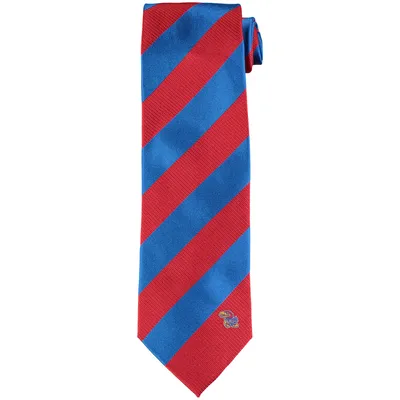 Kansas Jayhawks Regiment Woven Silk Tie